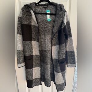 Fortune + Ivy Camille Hooded Cardigan – Size M (Oversized) New With Tags